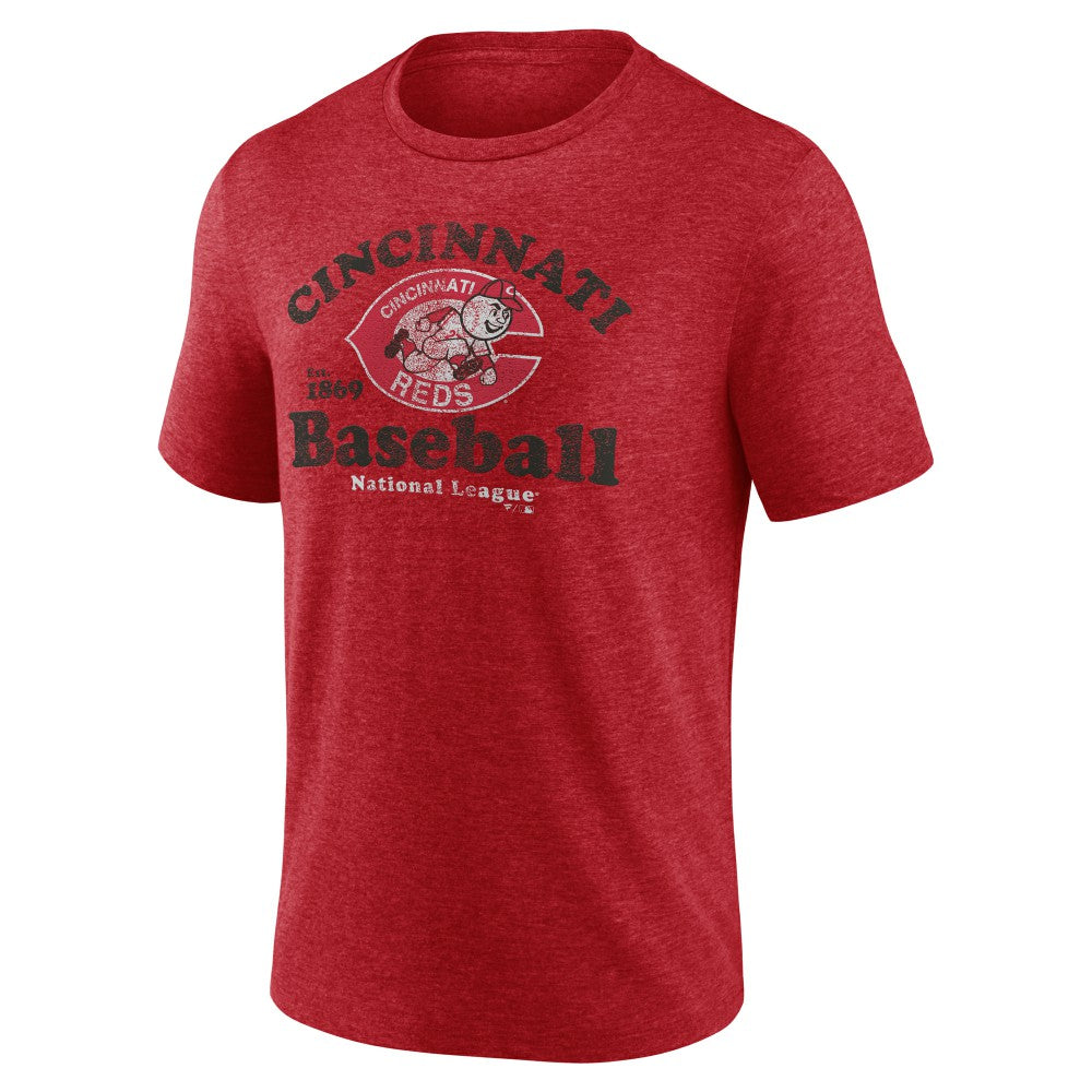 Cincinnati Reds Our Game Tri-Blend T-Shirt Red