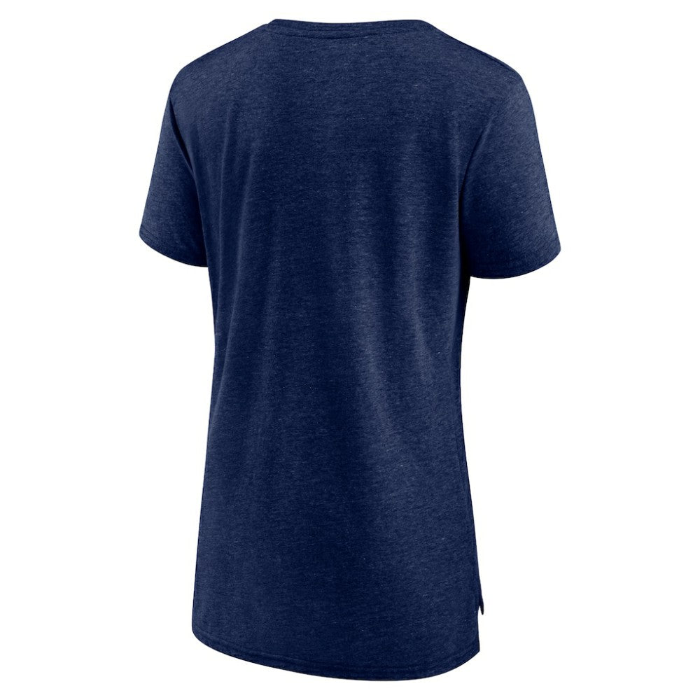 Detroit Tigers Women's Power Swing Tri-Blend T-Shirt Navy