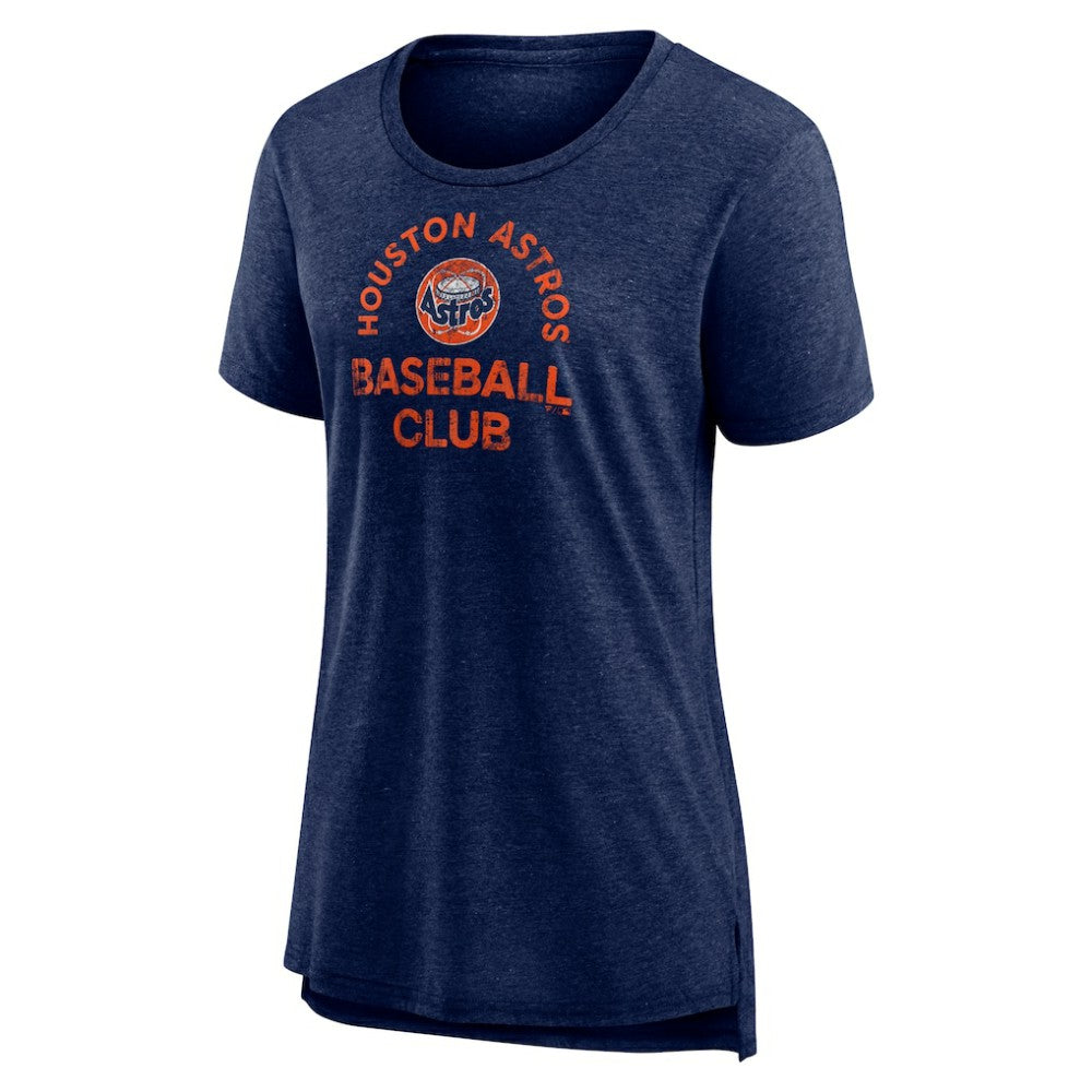 Houston Astros Women's Selected First Tri-Blend T-Shirt Navy