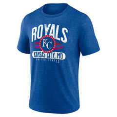 Kansas City Royals Badge of Honor Tri-Blend T-Shirt Royal
