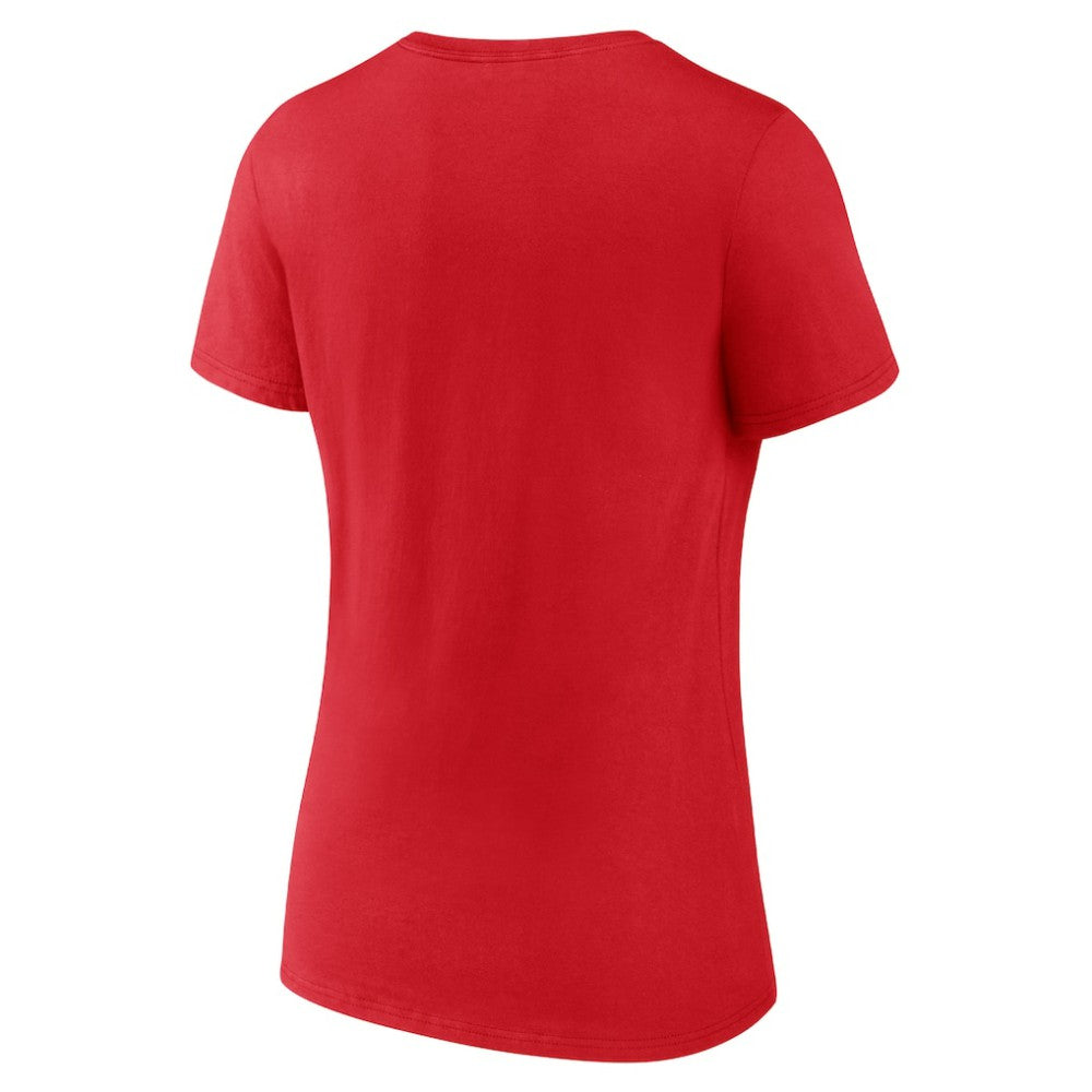 Philadelphia Phillies Women's One And Only V-Neck T-Shirt Red