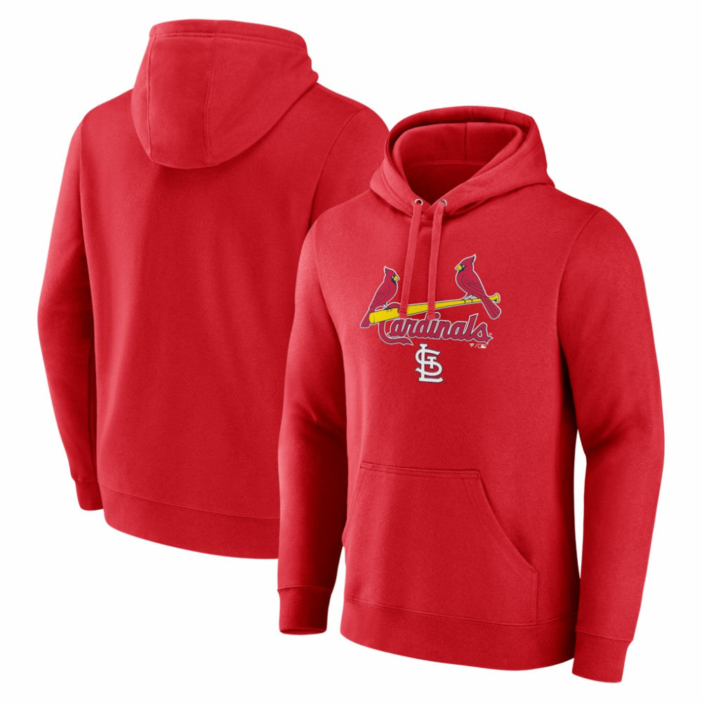 St. Louis Cardinals Team Lockup Pullover Hoodie Red