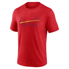 St. Louis Cardinals Cooperstown Series Sweep Tri-Blend T-Shirt Red