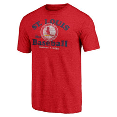 St. Louis Cardinals Our Game Tri-Blend T-Shirt Red