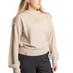 Los Angeles Dodgers Lusso Women's Beatriz Cashmere Pullover Hoodie Natural