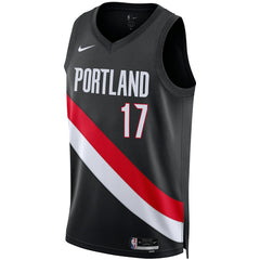 Shaedon Sharpe Portland Trail Blazers Unisex Swingman Jersey - Icon Edition - Black