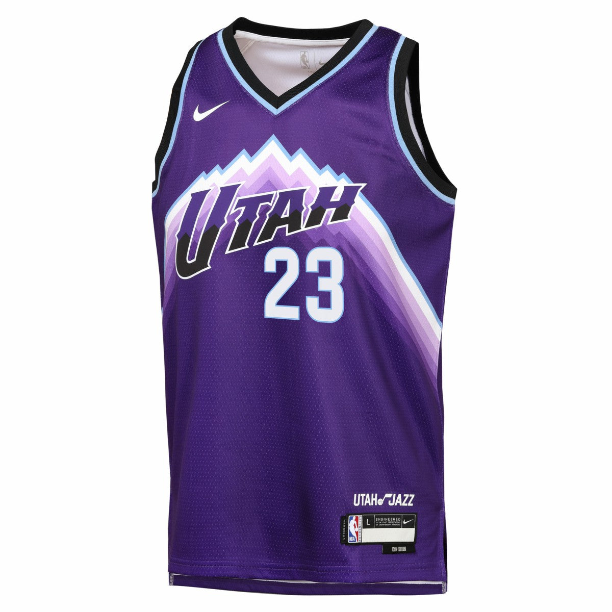Lauri Markkanen Utah Jazz Youth Icon Edition Swingman Jersey - Purple
