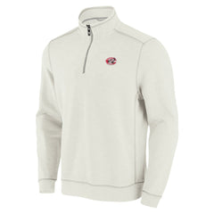 Cincinnati Reds Tommy Bahama Sport Tobago Bay Tri-Blend Half-Zip Sweatshirt Cream
