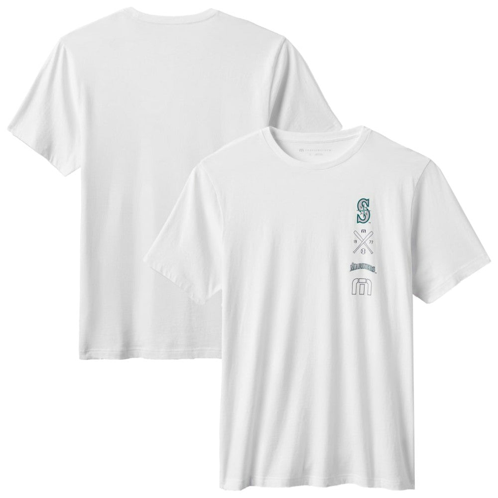 Seattle Mariners TravisMathew Sunset Slam 2.0 T-Shirt White