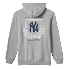New York Yankees TravisMathew Fleece Stadium Hoodie Gray