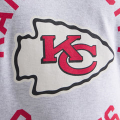 Kansas City Chiefs x Todd Snyder Premium Jersey Mock Neck Tee - Heather Gray sale