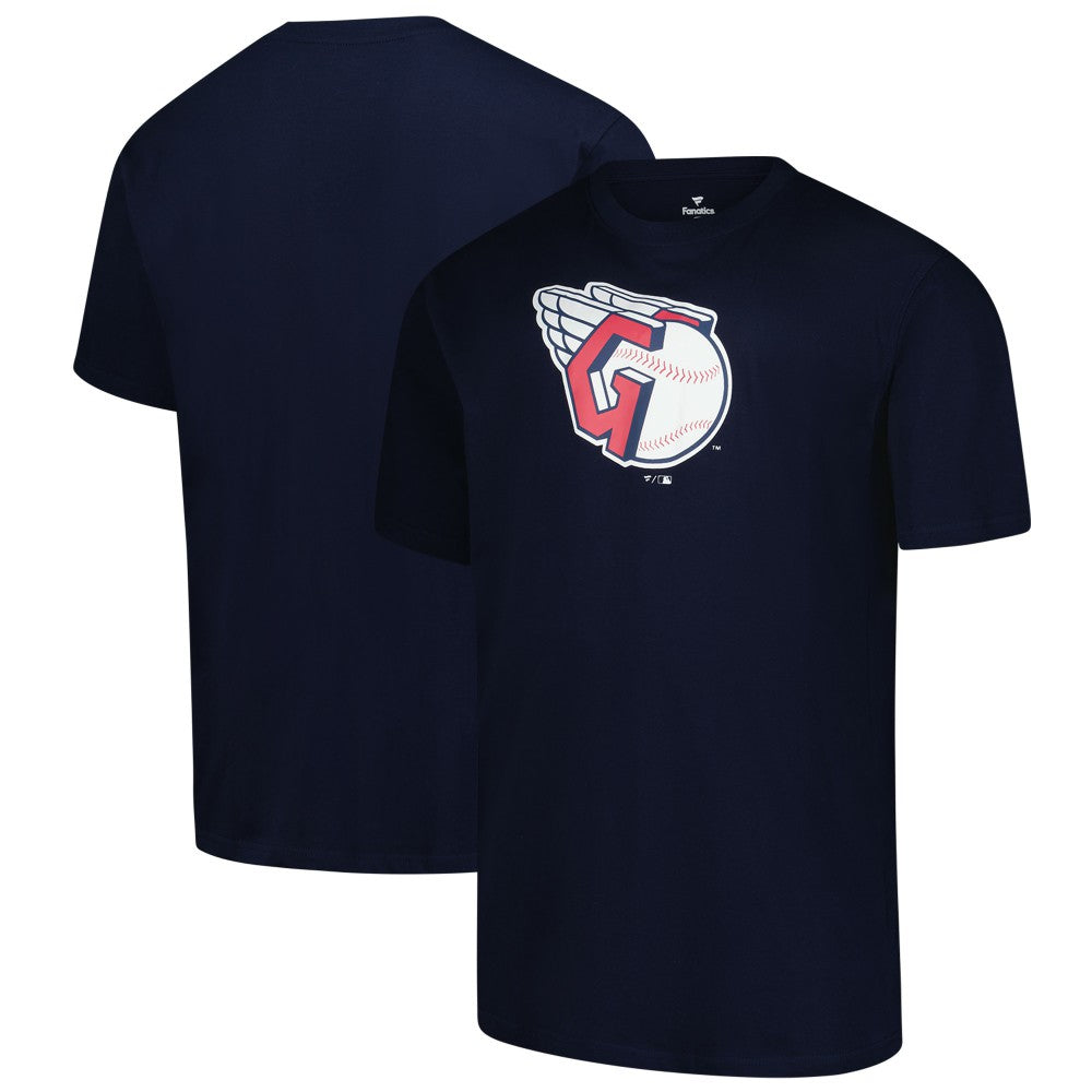 Cleveland Guardians Profile Big & Tall Primary Logo T-Shirt Navy