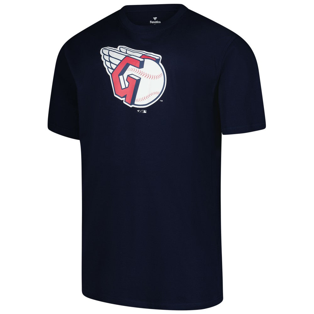 Cleveland Guardians Profile Big & Tall Primary Logo T-Shirt Navy