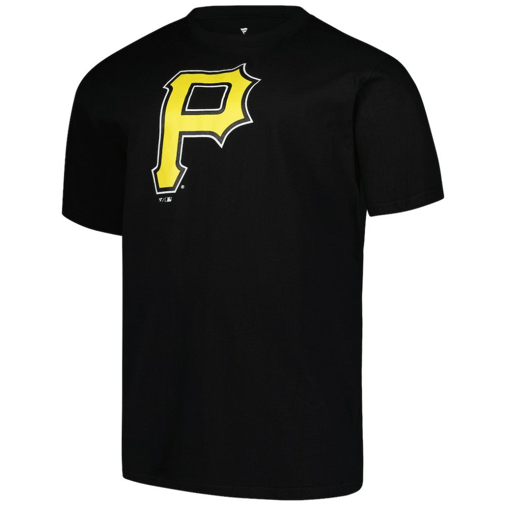 Pittsburgh Pirates Profile Big & Tall Primary Logo T-Shirt Black
