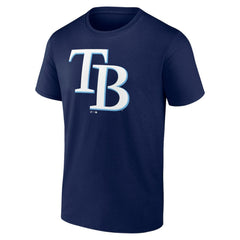 Tampa Bay Rays Profile Big & Tall Primary Logo T-Shirt Navy