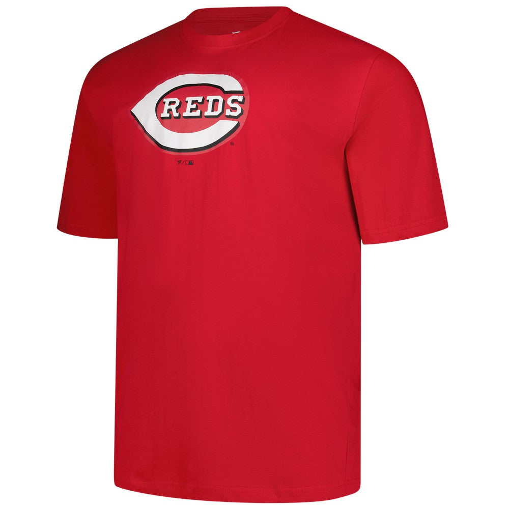 Cincinnati Reds Profile Big & Tall Primary Logo T-Shirt Red