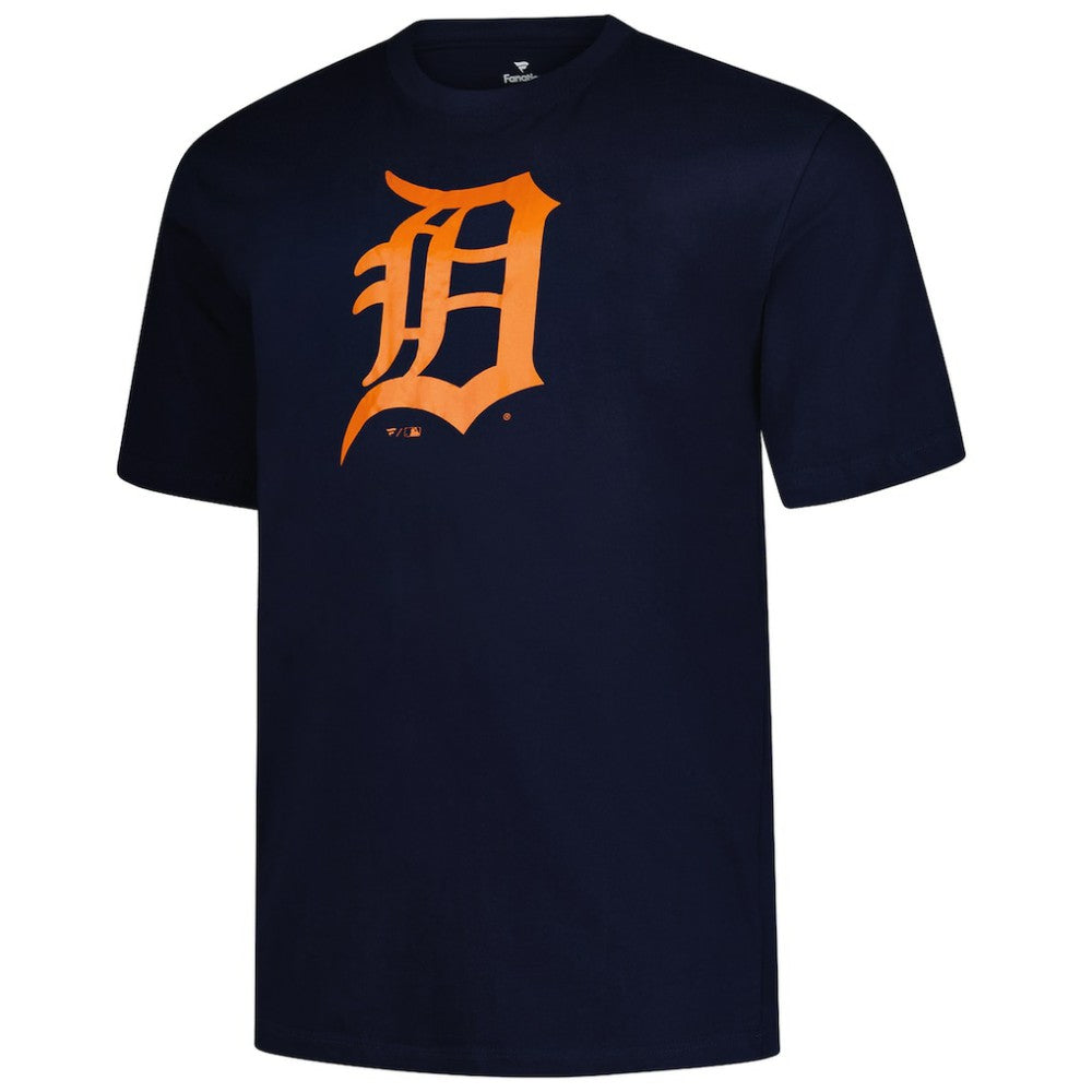 Detroit Tigers Profile Big & Tall Primary Logo T-Shirt Navy