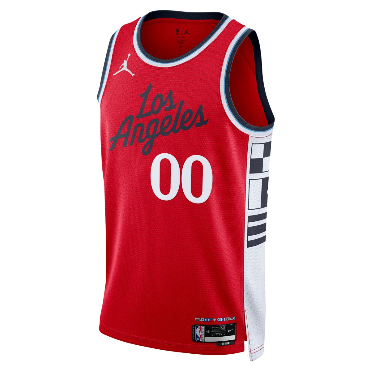 LA Clippers Jordan Brand Unisex 2024/25 Custom Swingman Jersey - Statement Edition - Red on sale