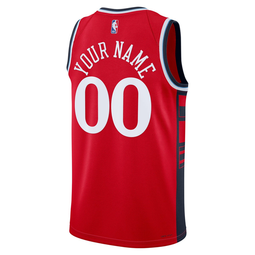 LA Clippers Jordan Brand Unisex 2024/25 Custom Swingman Jersey - Statement Edition - Red on sale