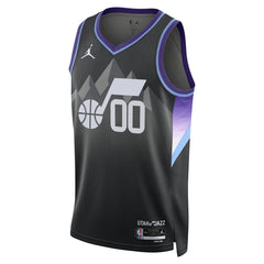 Utah Jazz Jordan Brand Unisex 2024/25 Custom Swingman Jersey - Statement Edition - Black online