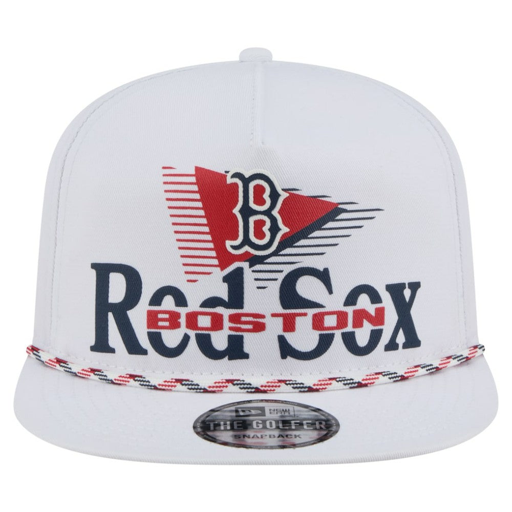 Boston Red Sox Collide Golfer Snapback Hat White | New Era