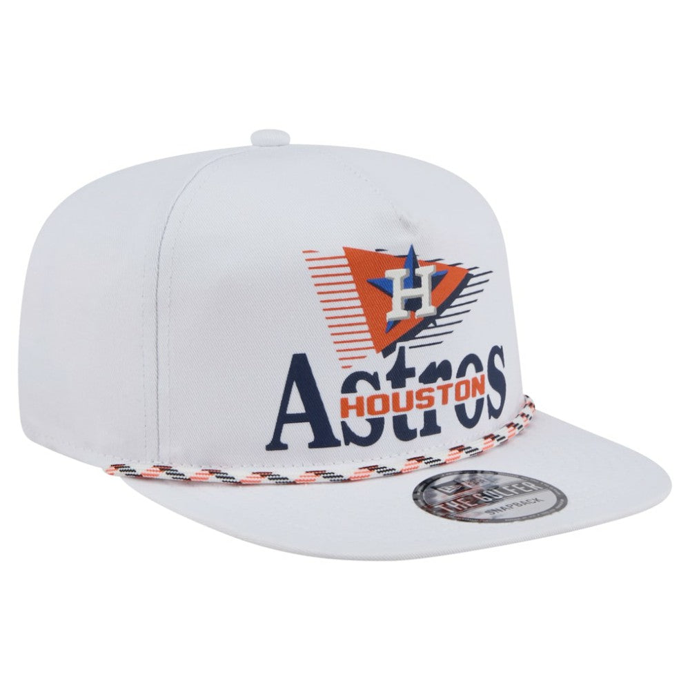 Houston Astros Collide Golfer Snapback Hat White | New Era