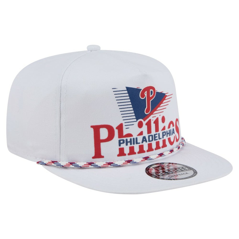 Philadelphia Phillies Collide Golfer Snapback Hat White | New Era