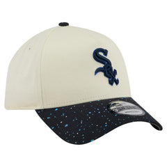 Chicago White Sox Speckle A-Frame 9FORTY Adjustable Hat Cream | New Era