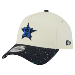 Houston Astros Speckle A-Frame 9FORTY Adjustable Hat Cream | New Era