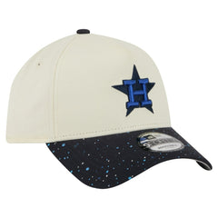 Houston Astros Speckle A-Frame 9FORTY Adjustable Hat Cream | New Era