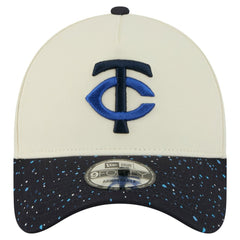 Minnesota Twins Speckle A-Frame 9FORTY Adjustable Hat Cream | New Era