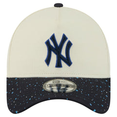 New York Yankees Speckle A-Frame 9FORTY Adjustable Hat Cream | New Era