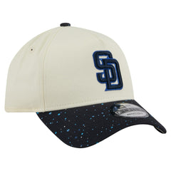 San Diego Padres Speckle A-Frame 9FORTY Adjustable Hat Cream | New Era