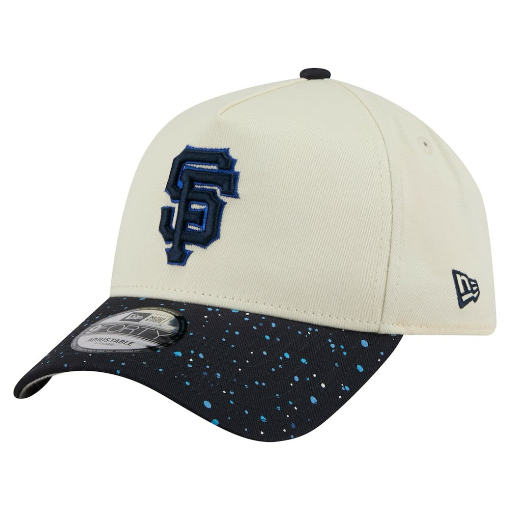 San Francisco Giants Speckle A-Frame 9FORTY Adjustable Hat Cream | New Era
