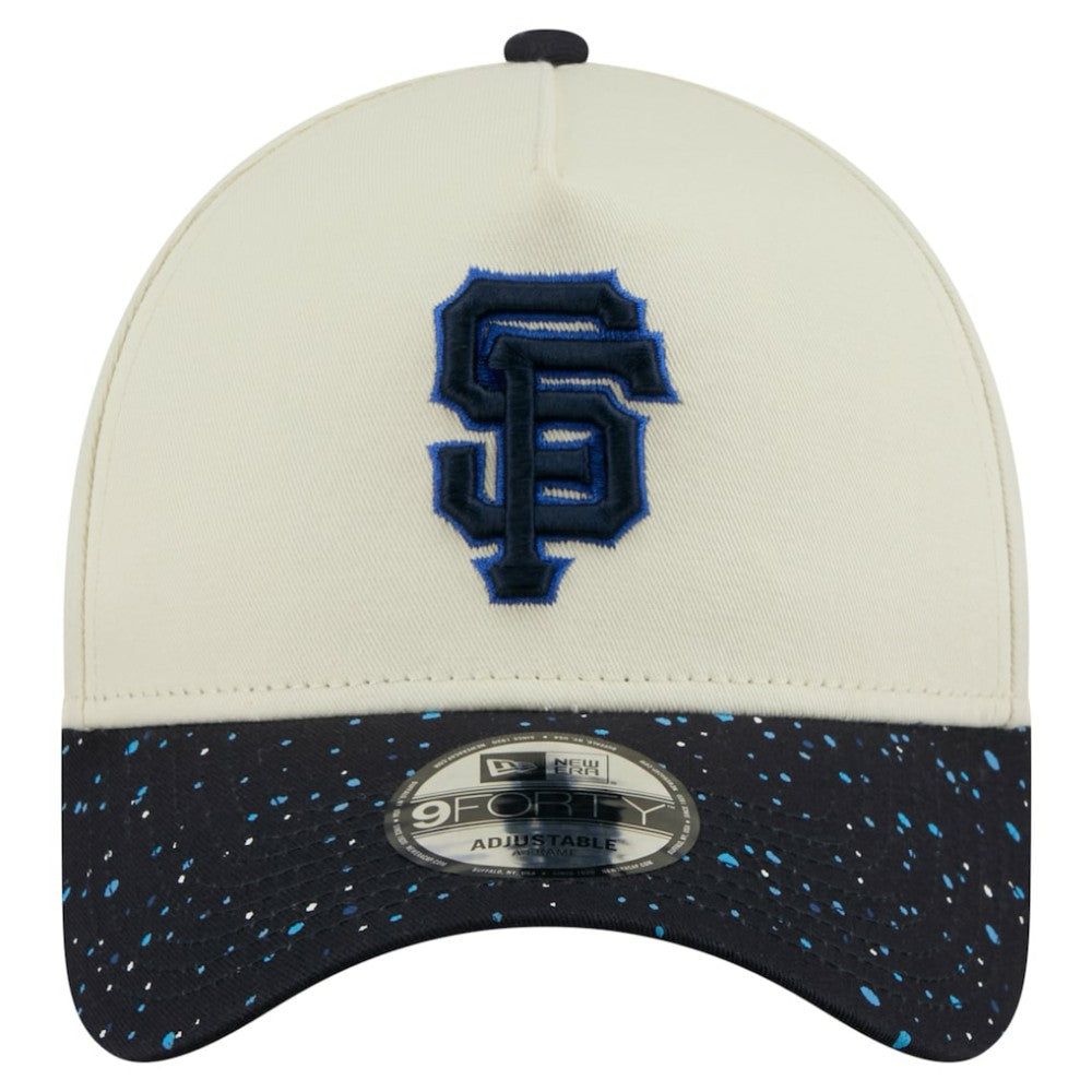 San Francisco Giants Speckle A-Frame 9FORTY Adjustable Hat Cream | New Era