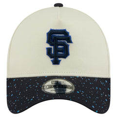 San Francisco Giants Speckle A-Frame 9FORTY Adjustable Hat Cream | New Era