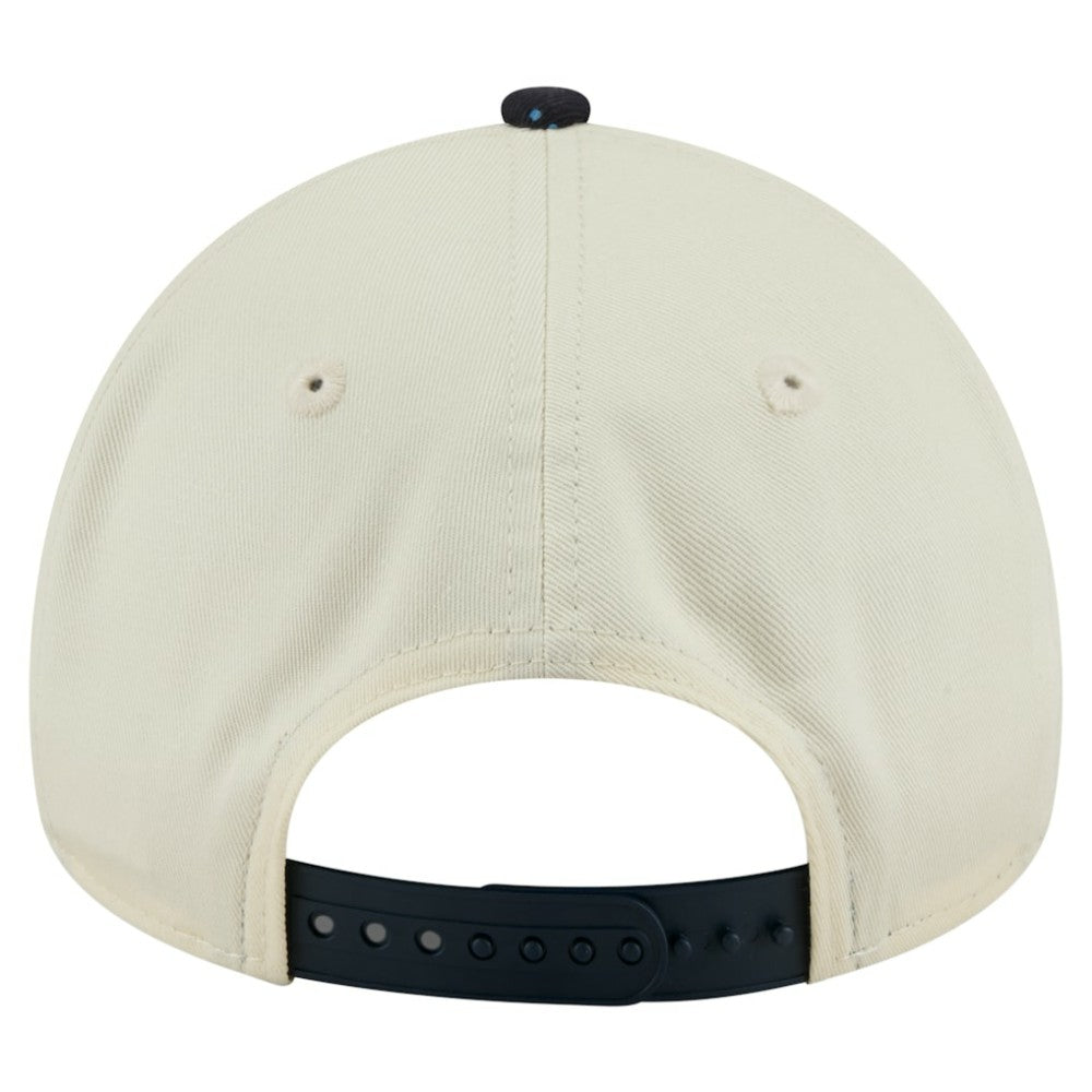 Atlanta Braves Speckle A-Frame 9FORTY Adjustable Hat Cream | New Era