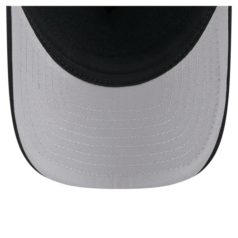 Atlanta Braves City Initial 9FORTY A-Frame M-Crown Adjustable Trucker Hat Black | New Era