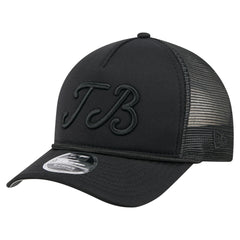 Tampa Bay Rays City Initial 9FORTY A-Frame M-Crown Adjustable Trucker Hat Black | New Era