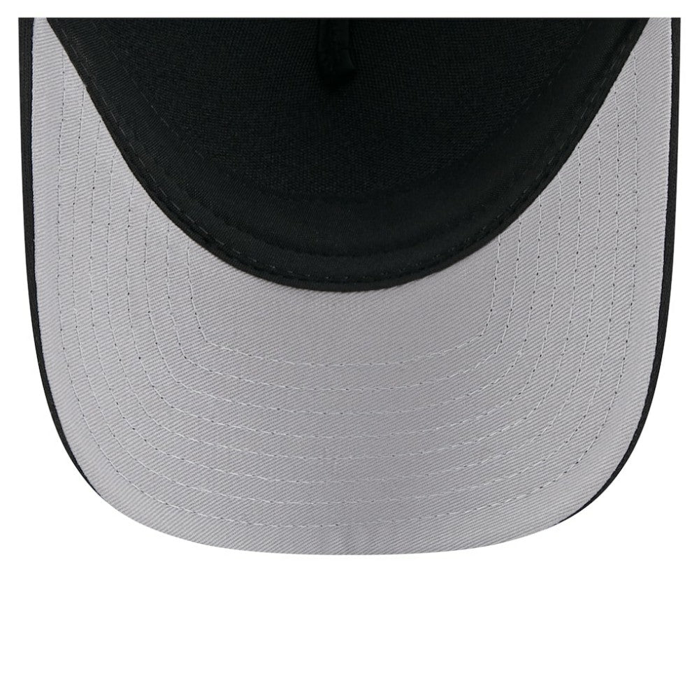 Houston Astros City Initial 9FORTY A-Frame M-Crown Adjustable Trucker Hat Black | New Era