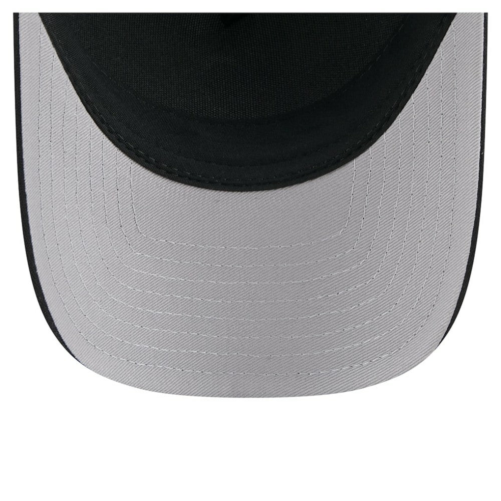 Texas Rangers City Initial 9FORTY A-Frame M-Crown Adjustable Trucker Hat Black | New Era