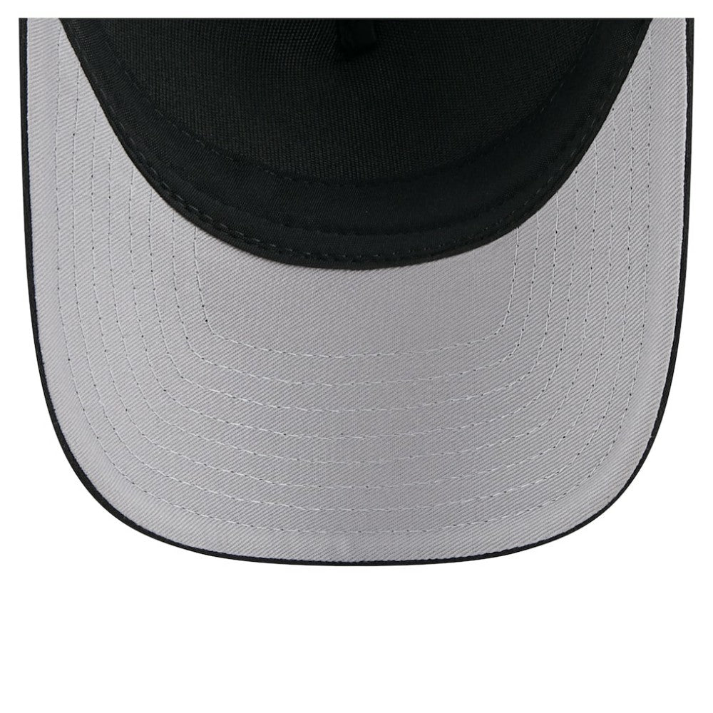 Chicago White Sox City Initial 9FORTY A-Frame M-Crown Adjustable Trucker Hat Black | New Era