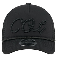 Colorado Rockies City Initial 9FORTY A-Frame M-Crown Adjustable Trucker Hat Black | New Era