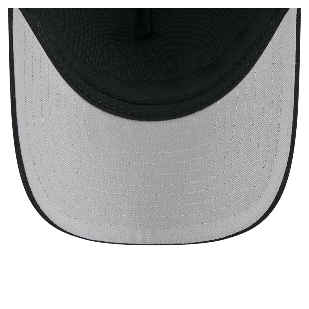 Miami Marlins City Initial 9FORTY A-Frame M-Crown Adjustable Trucker Hat Black | New Era