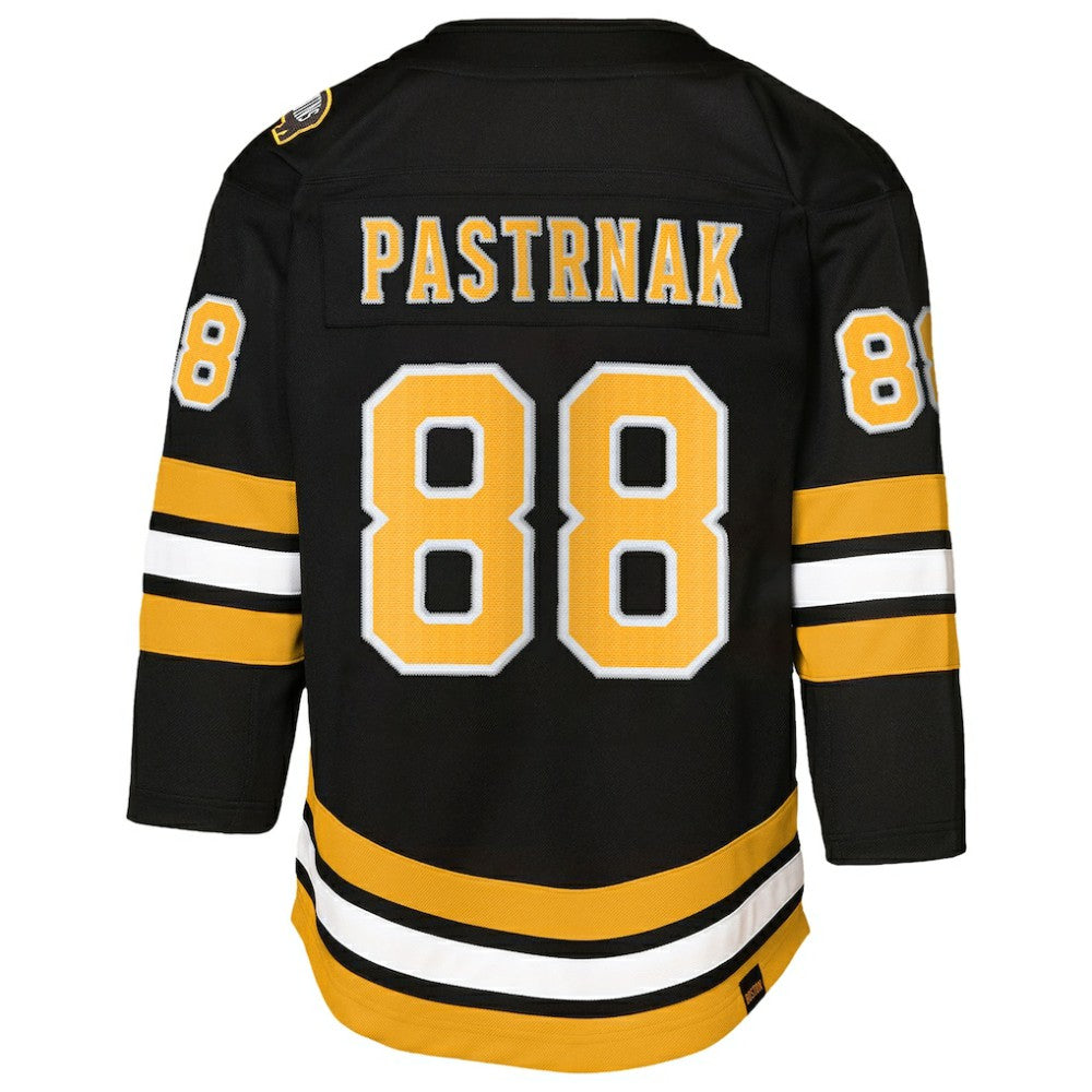 David Pastrnak Boston Bruins Youth Home Premier Player Jersey Black