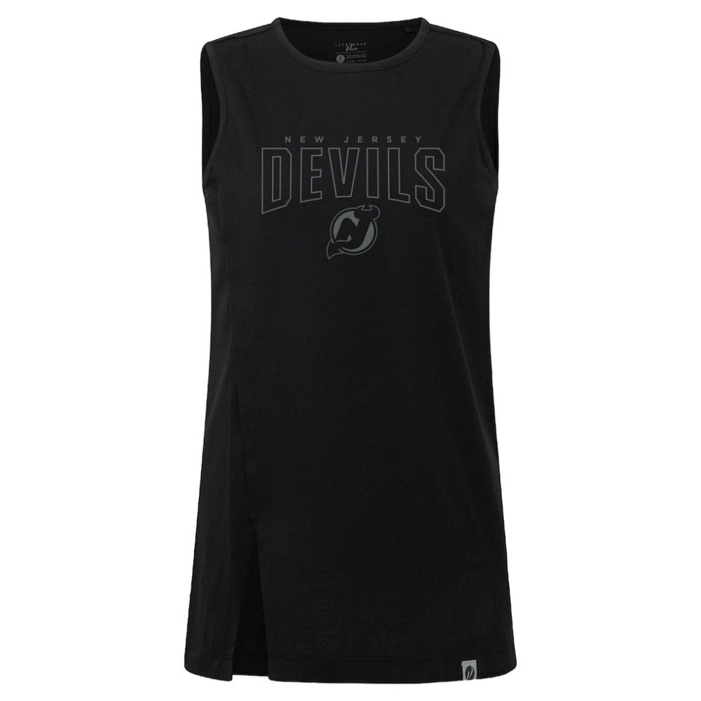 New Jersey Devils Levelwear Women's Influx Darkmoon Tank Top Black