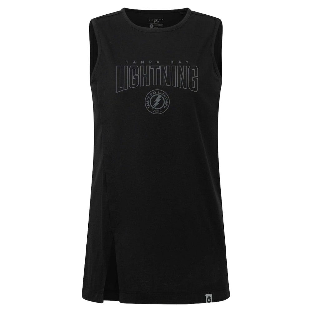 Tampa Bay Lightning Levelwear Women's Influx Darkmoon Tank Top Black