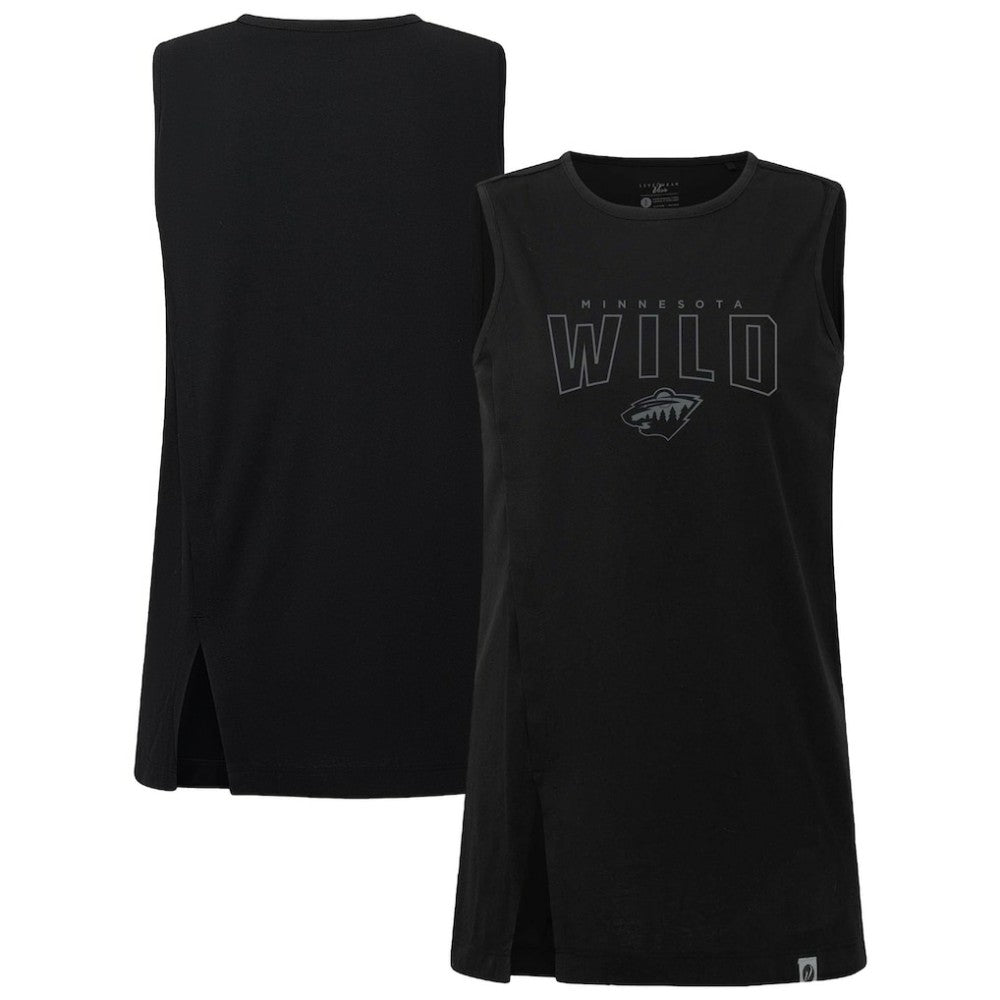 Minnesota Wild Levelwear Women's Influx Darkmoon Tank Top Black