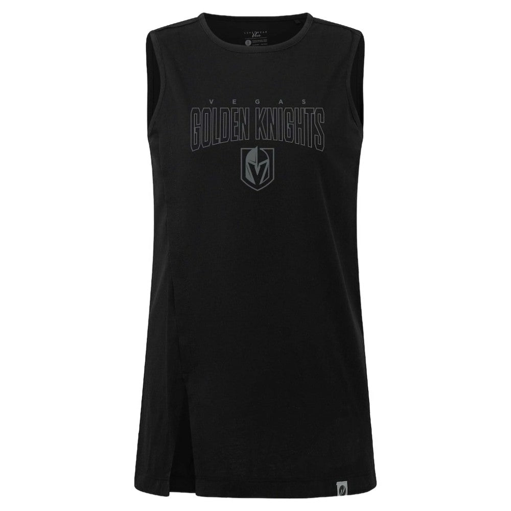 Vegas Golden Knights Levelwear Women's Influx Darkmoon Tank Top Black