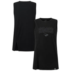 San Jose Sharks Levelwear Women's Influx Darkmoon Tank Top Black